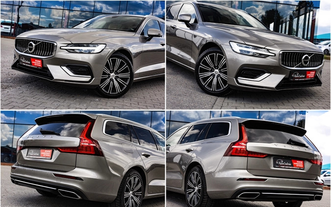 Volvo V60 cena 114900 przebieg: 104584, rok produkcji 2019 z Gryfice małe 781